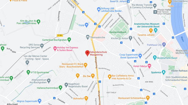 2023 06 28 10 55 06 Sekundarschule Wasgenring Google Maps