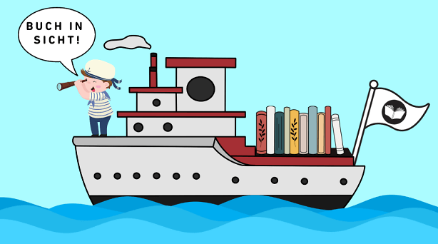 Bücherschiff Ohne Text (1)