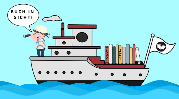 Bücherschiff Ohne Text (1)
