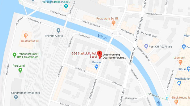 Karte Leseförderung Kleinhüningen