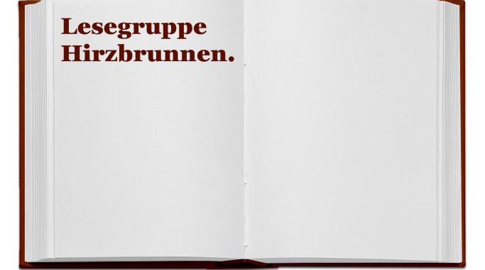 Lesegruppe in der Bibliothek Hirzbrunnen